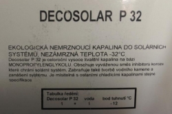 Decosolar P32 10L solární kapalina